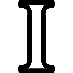 Instapaper Logo Icon from Ultimate Regular Set