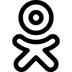 Odnoklassniki Logo Icon from Ultimate Regular Set