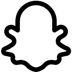 Snapchat Logo Icon from Ultimate Regular Set