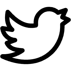 Twitter Logo Icon from Ultimate Regular Set