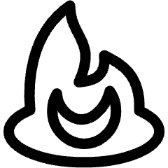 Feed Burner Logo Icon from Ultimate Regular Set