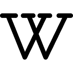 Wikipedia Logo Icon from Ultimate Regular Set