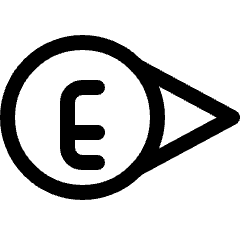 Compass East Icon from Ultimate Regular Set