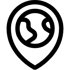 Earth Pin 2 Icon from Ultimate Regular Set