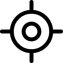 Location Target Icon from Ultimate Regular Set