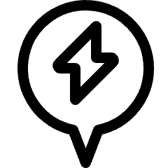 Style One Pin Bolt Icon from Ultimate Regular Set