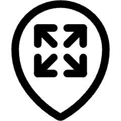 Style Three Pin Arrow All Direction Icon from Ultimate Regular Set