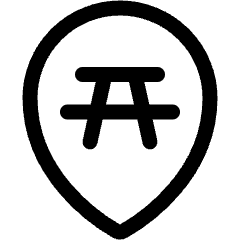Style Three Pin Bench Icon from Ultimate Regular Set