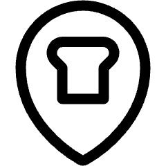 Style Three Pin Bread Slice Icon from Ultimate Regular Set