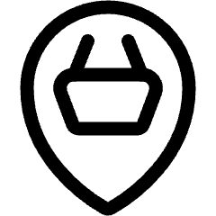Style Three Pin Cart Icon from Ultimate Regular Set