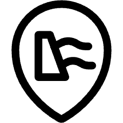 Style Three Pin Dam Icon from Ultimate Regular Set