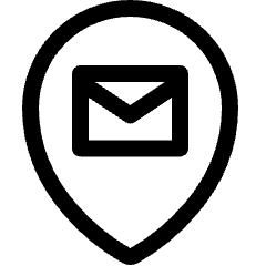 Style Three Pin Email Icon from Ultimate Regular Set