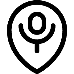 Style Three Pin Microphone Icon from Ultimate Regular Set