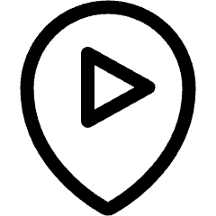 Style Three Pin Movie Reel Icon from Ultimate Regular Set