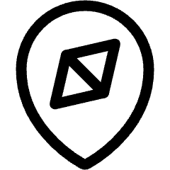 Style Three Pin Navigation Location 1 Icon from Ultimate Regular Set