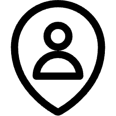 Style Two Pin User Icon from Ultimate Regular Set