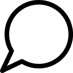 Messages Bubble Icon from Ultimate Regular Set