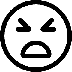 Smiley Bad Icon from Ultimate Regular Set