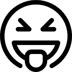 Smiley Crazy Tongue Icon from Ultimate Regular Set