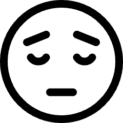 Smiley Disapointed Icon from Ultimate Regular Set