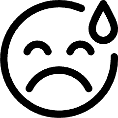 Smiley Drop Icon from Ultimate Regular Set