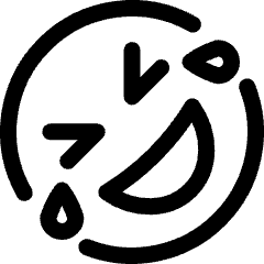 Smiley Lol Sideways Icon from Ultimate Regular Set