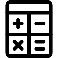 Accounting Calculator 1 Icon from Ultimate Regular Set