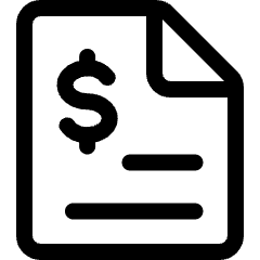 Accounting Document Icon from Ultimate Regular Set