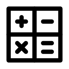 Calculator App Icon from Ultimate Regular Set