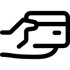 Credit Card Give Icon from Ultimate Regular Set