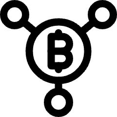 Crypto Currency Bitcoin Icon from Ultimate Regular Set