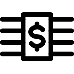 Accounting Bill Stack Icon from Ultimate Regular Set