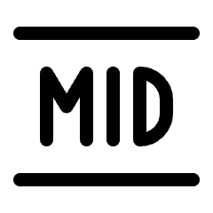 Audio Document Mid Icon from Ultimate Regular Set