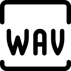 Audio Document Wav 1 Icon from Ultimate Regular Set