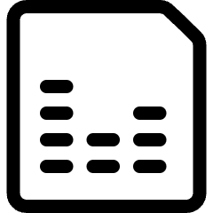 Audio File Equalizer Icon from Ultimate Regular Set