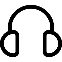 Headphones Icon from Ultimate Regular Set