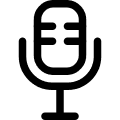 Microphone Podcast 2 Icon from Ultimate Regular Set