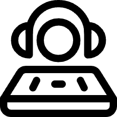 Modern Music Dj Icon from Ultimate Regular Set