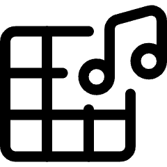 Modern Music Mix Icon from Ultimate Regular Set