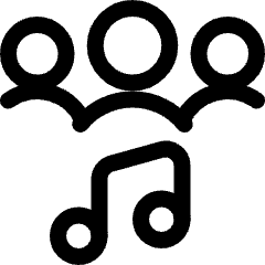 Music Genre Team Icon from Ultimate Regular Set