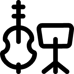 Instrument Contrabass Sheet Icon from Ultimate Regular Set