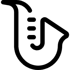 Instrument Saxophone Icon from Ultimate Regular Set
