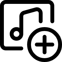 Playlist Add Icon from Ultimate Regular Set