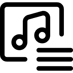 Playlist Menu Icon from Ultimate Regular Set