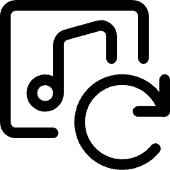 Playlist Sync Icon from Ultimate Regular Set