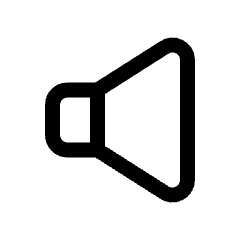 Volume Control Low Icon from Ultimate Regular Set