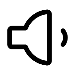 Volume Control Medium 1 Icon from Ultimate Regular Set