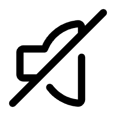 Volume Control Off 1 Icon from Ultimate Regular Set
