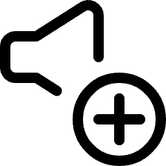 Volume Control Up 2 Icon from Ultimate Regular Set