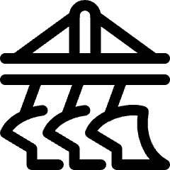 Agriculture Machine Plow 1 Icon from Ultimate Regular Set